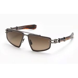 AKONI Balmain Rhodium Brown Titan sunglasses Tortoise Japan Titanium NIB